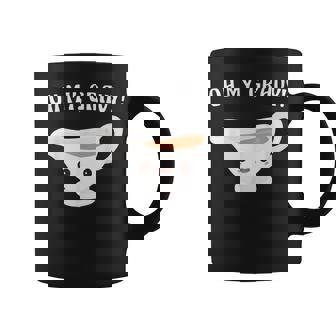 Oh My Gravy OMG Cute Kawaii Thanksgiving Gravy Boat Graphic Print Coffee Mug - Monsterry