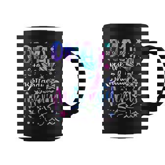 Oma Of The Birthday Mermaid Matching Family Mother's Day Coffee Mug - Seseable