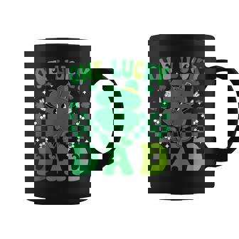 One Lucky Dad Father Irish Clovers St Patrick's Day Coffee Mug - Monsterry