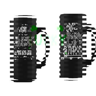 One Lucky Grandma St Patricks Day Shamrock Lucky Clover Graphic Print Coffee Mug - Monsterry