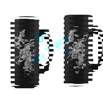 One Wheel Funny Astronaut Onewheel Float Life Skateboard Graphic Print Coffee Mug - Monsterry