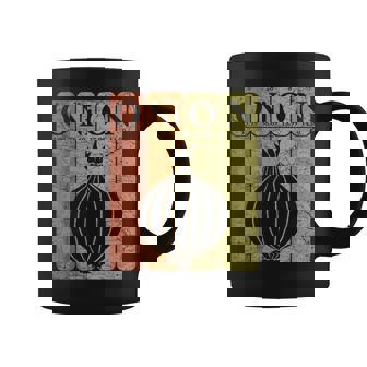 Onion Periodic Table Elements Vegetables Farmer Retro Graphic Print Coffee Mug - Monsterry