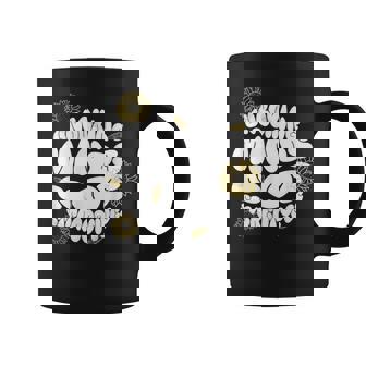 Open Minds Breaking Barriers Retro Love Motivational Quotes Graphic Print Coffee Mug - Monsterry