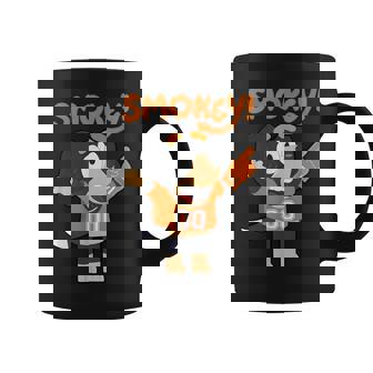 Orange Blooded Tennessee Hound Cartoon Cheer Up Toddler Kid Coffee Mug - Seseable