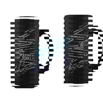 Own Your Worth Love Yourself Self Worth Care Graphic Print Coffee Mug - Monsterry