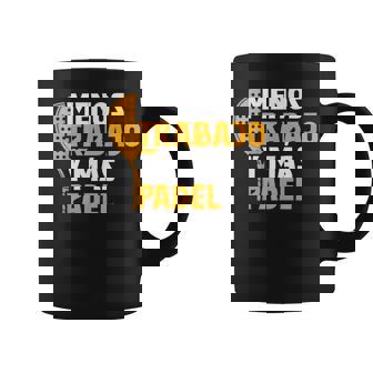 Padelista Divertido Padel Tennis Menos Trabajo Más Pádel Taza de café - Regaloses