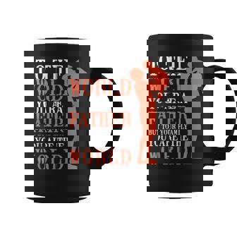 Padre Mundo Hijo Hija Papá Papá Familia Día Del Padre Taza de café - Regaloses