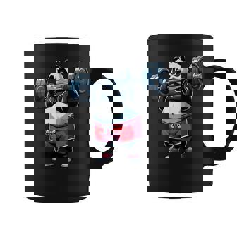 Panda Halterofilia Fitness Gimnasio Entrenamiento Taza de café - Regaloses