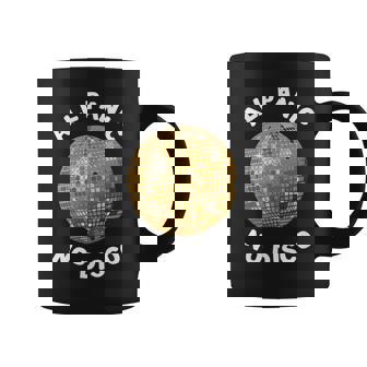 All Panic No Disco Quote Hipster Introvert Graphic Print Coffee Mug - Monsterry