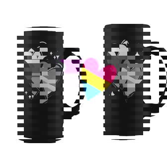 Panromantic Demisexual Flag Heart Apparel Celebrate Your Tank Top Graphic Print Coffee Mug - Monsterry
