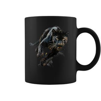 Panther Wildlife Zeichnung Motiv Tierliebhaber Panther Liebhaber Tassen - Geschenkecke