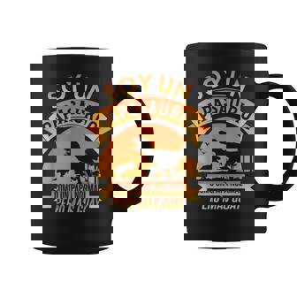 Papá Dinosaurio Regalo Día Del Padre T-Rex Dinosaurio Hombre Manga Larga Pequeño Negro Jersey Sólido Algodón Poliéster Taza de café - Regaloses