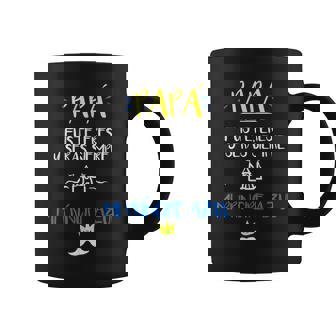 Papa Eres Y Seras Mi Principe Azul Feliz Dia Del Padre 2025 Taza de café - Regaloses
