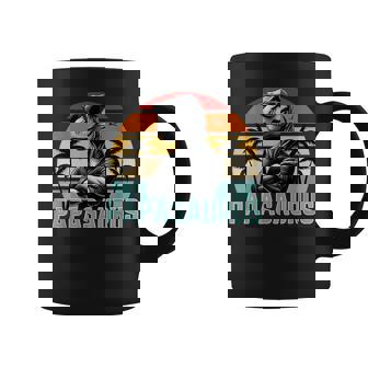 Papasaurus Rex T Rex Dinosaurio Papa Saurus Diseño De Taza de café - Regaloses