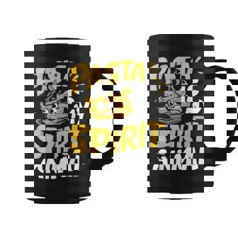 Pasta Is My Spirit Animal Pasta Party Graphic Print Coffee Mug - Monsterry
