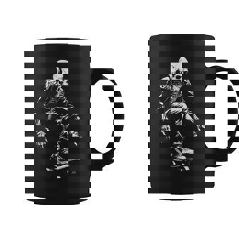 Patinador De Esqueleto Genial Para Los Amantes Del Deporte Taza de café - Regaloses