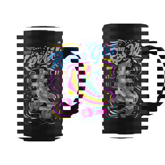 Patines De Ruedas Para Niñas De Los Años 70 80 90 Patines De Ruedas Taza de café - Regaloses