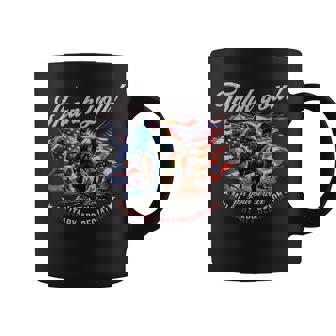 Patriotic USA Flag Military Appreciation Thank You Military Graphic Print Coffee Mug - Monsterry