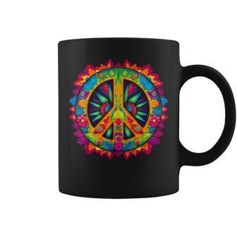 Peace Love Hippie Kostüm Tie Dye 60Er 70Er Jahre Tassen - Geschenkecke