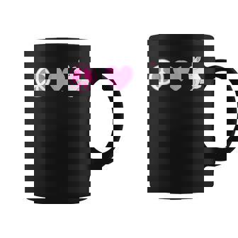 Peace Love Pâques Signe De Paix Lapin Coeur Hippie Tasse - Cadeauxyz