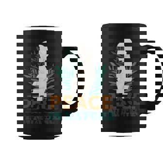 Peace In Nature Meditation And Wellness Graphic Print Coffee Mug - Monsterry
