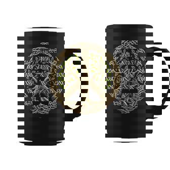 Peace Sign Tree Lover Nature Hippie Graphic Print Coffee Mug - Monsterry