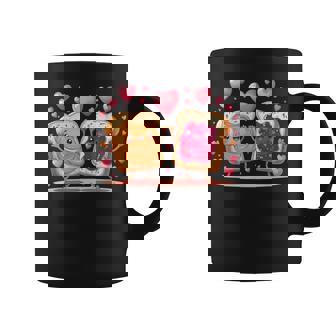 Peanut Butter Dancing With Jelly Kawaii Love Valentines Day Coffee Mug | Seseable CA