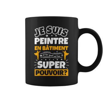 Peintre En Bâtiment Cadeau Drôle Super-Héro Tasse - Cadeauxyz