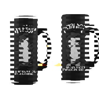 Penguin I'm Not Short I'm Small Like A Penguin Graphic Print Coffee Mug - Monsterry