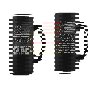 We The People Are Not Descended From Fearful Men BACK Graphic Print Coffee Mug - Monsterry