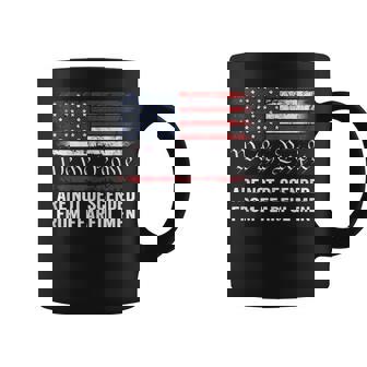 We The People Are Not Descended From Fearful Men Patriotic Tank Top Graphic Print Coffee Mug - Monsterry