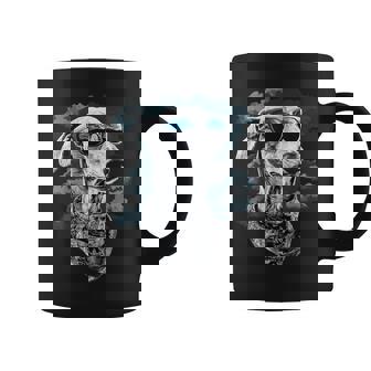 Perro Galgo Italiano Arte Mascota Ojos Azules Galgo Italiano Taza de café - Regaloses