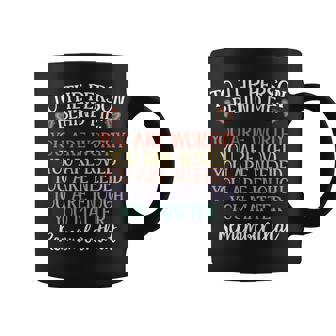 To The Person Behind Me You Matter Mental Health Awareness Graphic Print Coffee Mug - Monsterry