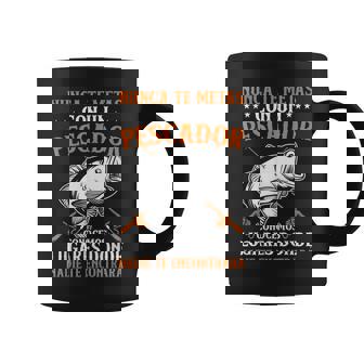 Pescar Fishing Nunca Te Metas Con Un Pescador Pesca Taza de café - Regaloses