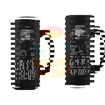 Can I Pet That Dog Bear Coffee Mug - Seseable