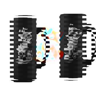Petit Renard Avec Papillon Sur Le Nez Tasse - Cadeauxyz
