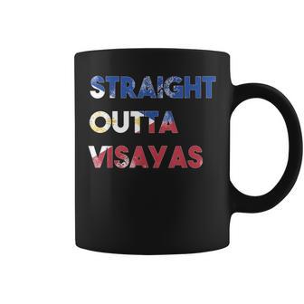 Philippines Filipino Island Proud Straight Outta Visayas Graphic Print Coffee Mug - Monsterry
