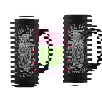 Pickle Just A Girl Who Loves Pickles Food Lover Coffee Mug - Seseable