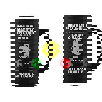 Pickleball Is Calling Pickleball Coach Player Graphic Print Coffee Mug - Monsterry