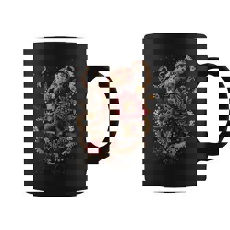 Pieuvre Floralintage Fleurs Calamar Kraken Plongée Tasse - Cadeauxyz