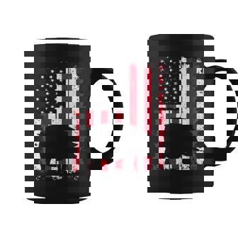 Pig 4th Of July Shirt American USA Flag Patriotic Farm Graphic Print Coffee Mug - Monsterry
