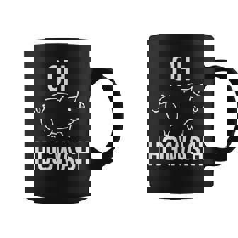 Pig Pun Oh Hogwash Joke Sarcastic Family Graphic Print Coffee Mug - Monsterry