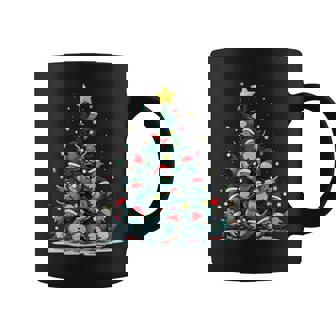 Pigeon Christmas Tree Rock Dove Holiday Graphic Print Coffee Mug - Monsterry