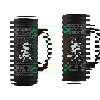 Ping Pong Player St Patrick's Day Ugly Holiday Table Tennis Graphic Print Coffee Mug - Monsterry