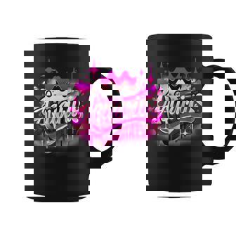 Pink Aquarius Zodiac Star Sign Coffee Mug - Monsterry