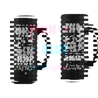 Pink Or Blue Grandpa Loves You Bunny Gender Reveal Party Coffee Mug - Monsterry