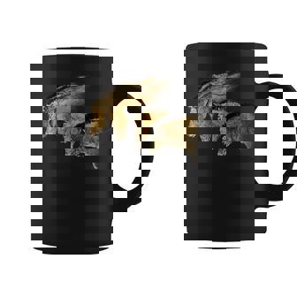 Pintura Rupestre Prehistórica De Cuatro Caballos De Chauvet Taza de café - Regaloses