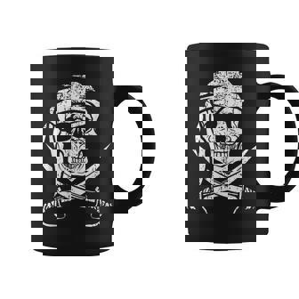 Pirate Costume Pirate Flag Skull Captain Pirate Graphic Print Coffee Mug - Monsterry
