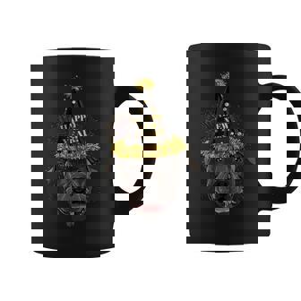 Pit Bull Happy New Year 2021 Dog New Years Eve Party Graphic Print Coffee Mug - Monsterry