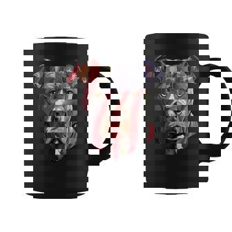 Pit-Bull Terrier Breeder Pittie Dog USA American Pitbull Graphic Print Coffee Mug - Monsterry